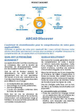 ARCAD Discover Datasheet